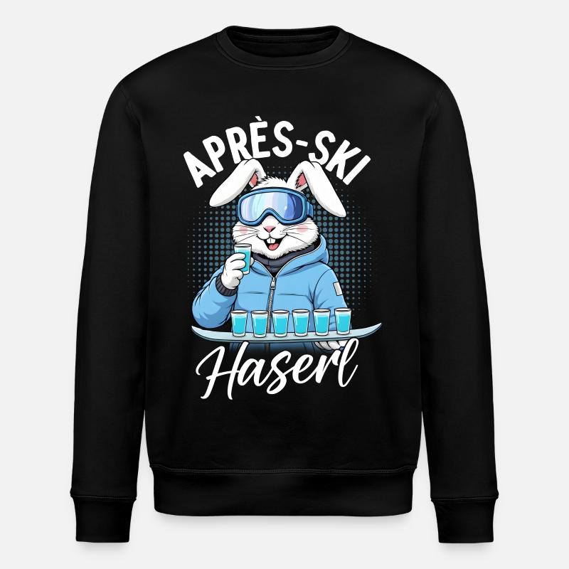 Lapin d’après-ski - Sweat bio ROLLER Stanley/Stella Unisexe - noir
