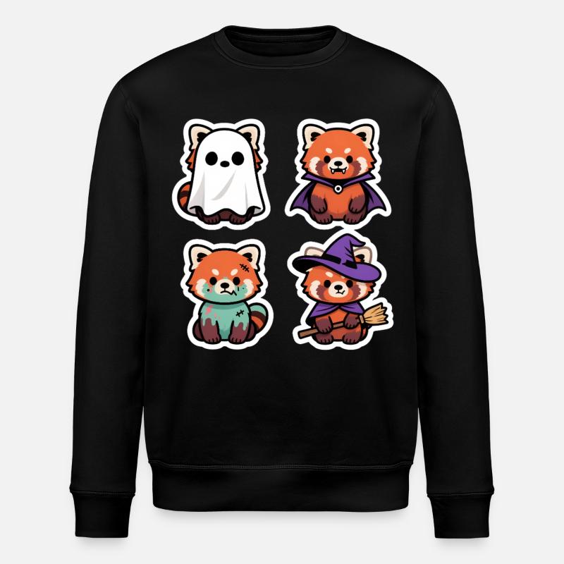 Halloween Kawaii Panda Mignon Costume Cadeau - Sweat bio ROLLER Stanley/Stella Unisexe - noir