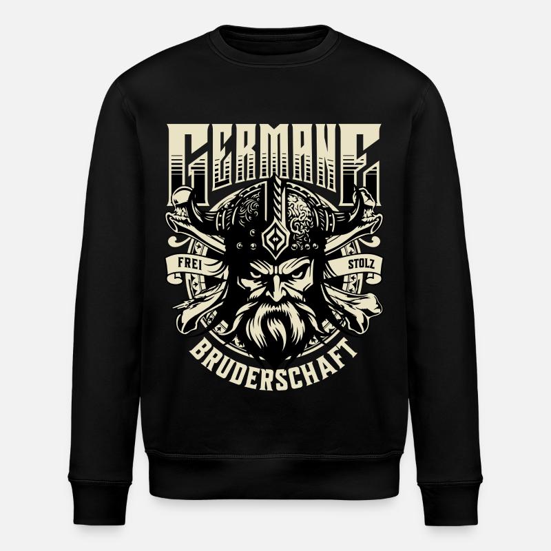 Fraternité nordique Germane - Sweat bio ROLLER Stanley/Stella Unisexe - noir