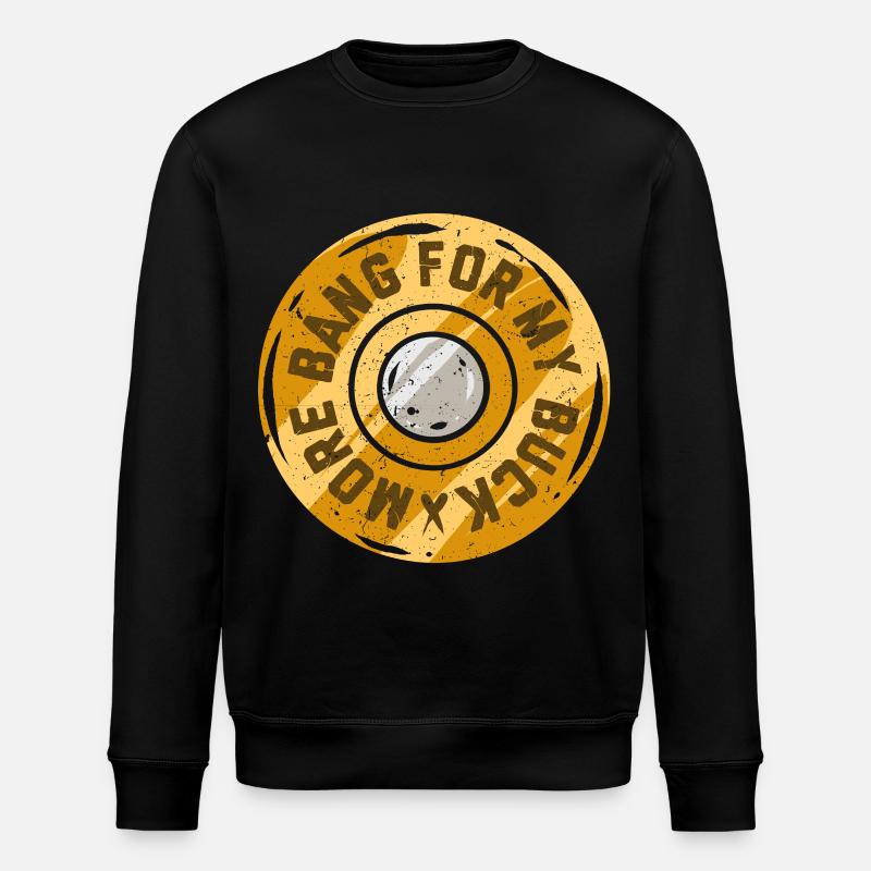 Tontaubenschießen Wurfscheibenschießen - Stanley/Stella Unisex Bio-Sweatshirt ROLLER - Schwarz