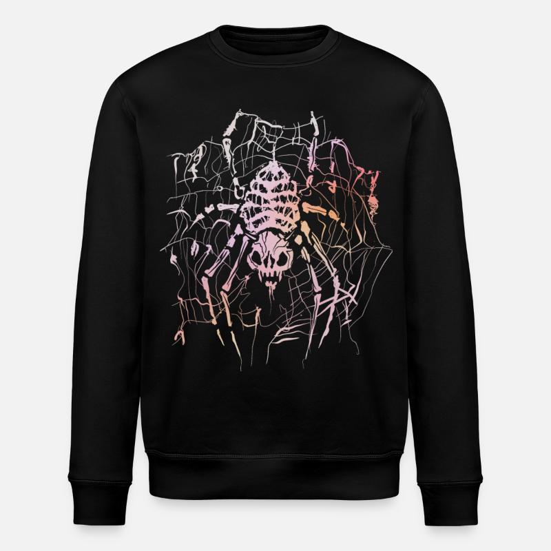 Araignée squelette - Sweat bio ROLLER Stanley/Stella Unisexe - noir