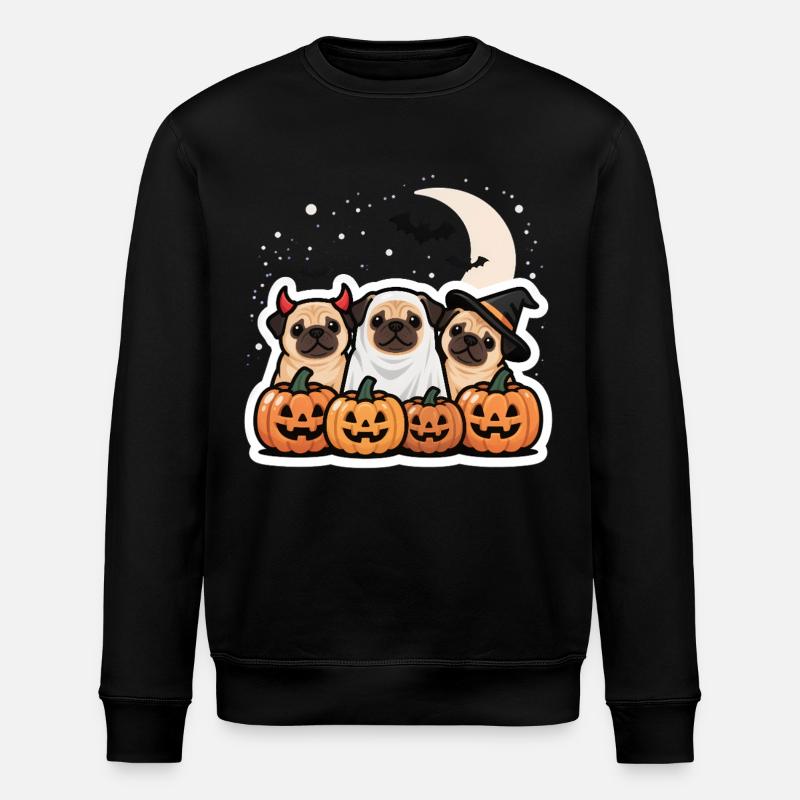 Joyeux Halloween Carlin Costume Mignon Mignon - Sweat bio ROLLER Stanley/Stella Unisexe - noir