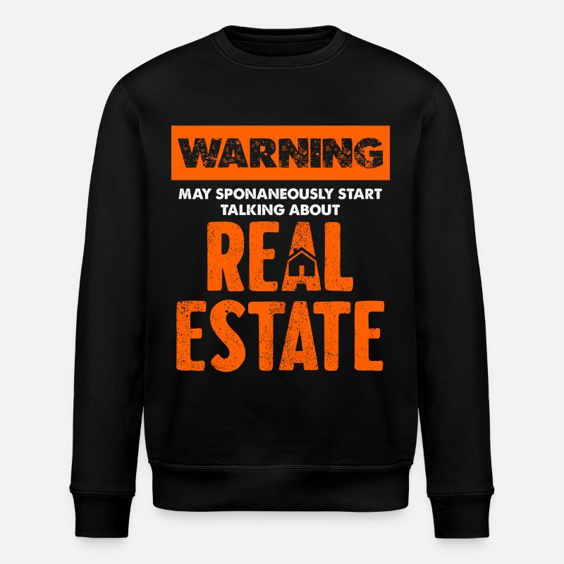 Avertissement Immobilier Sujet de conversation - Sweat bio ROLLER Stanley/Stella Unisexe - noir