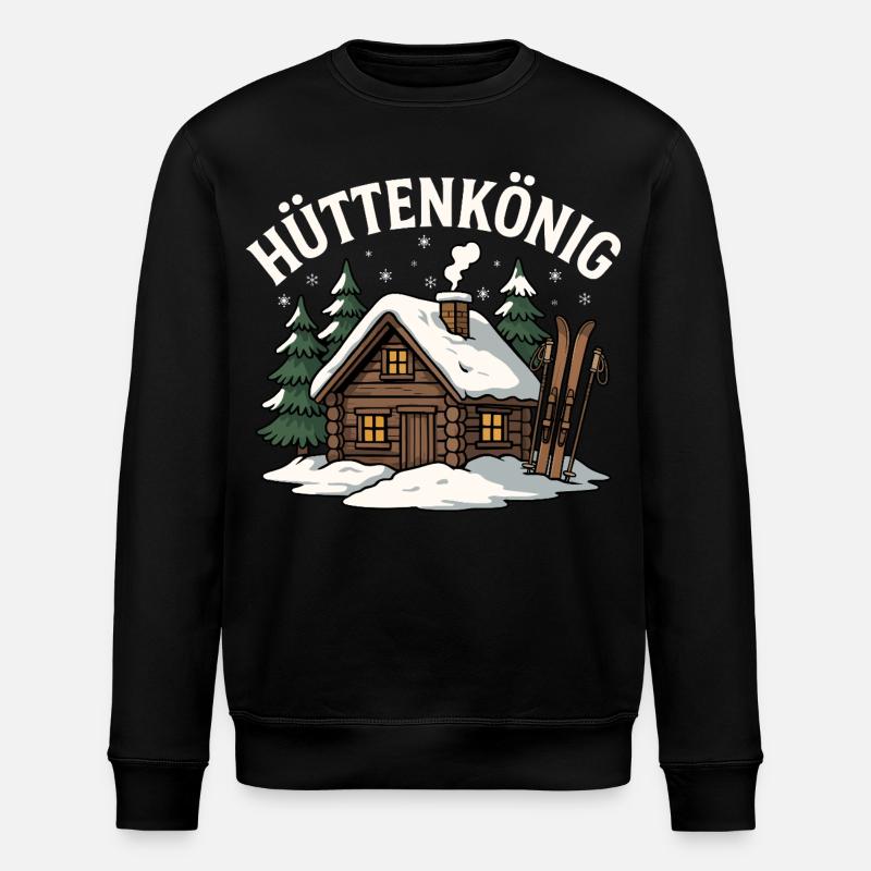 Hut King - Stanley/Stella ROLLER Unisex Organic Sweatshirt - black