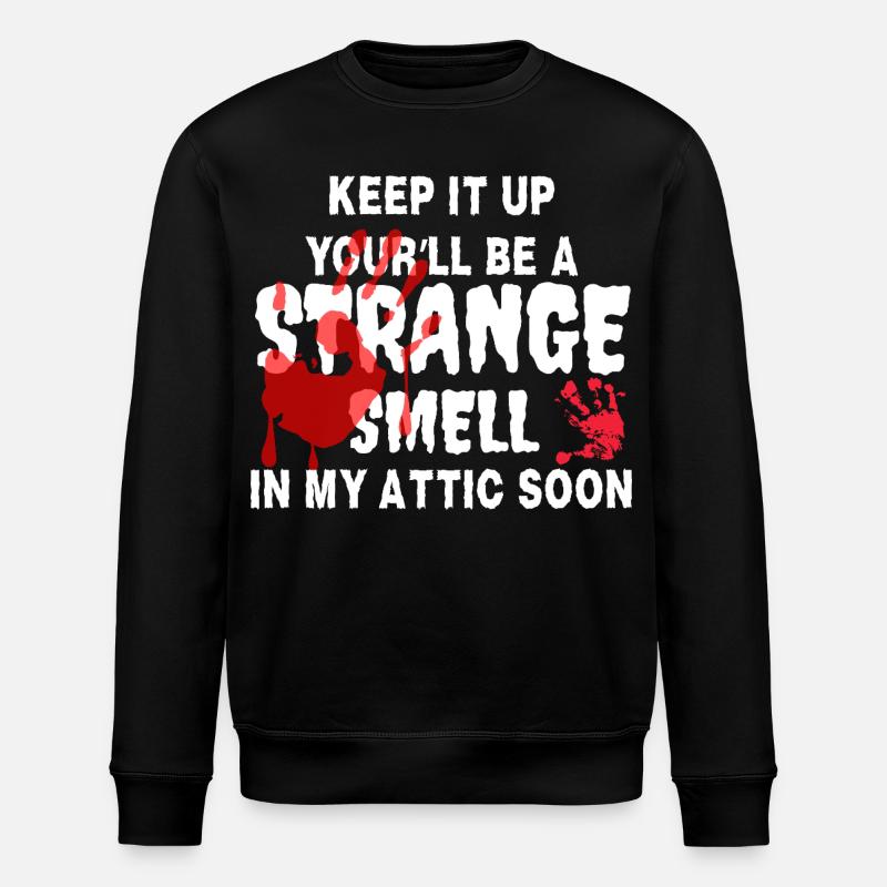Attic Echoes Red Hand - Sweat bio ROLLER Stanley/Stella Unisexe - noir