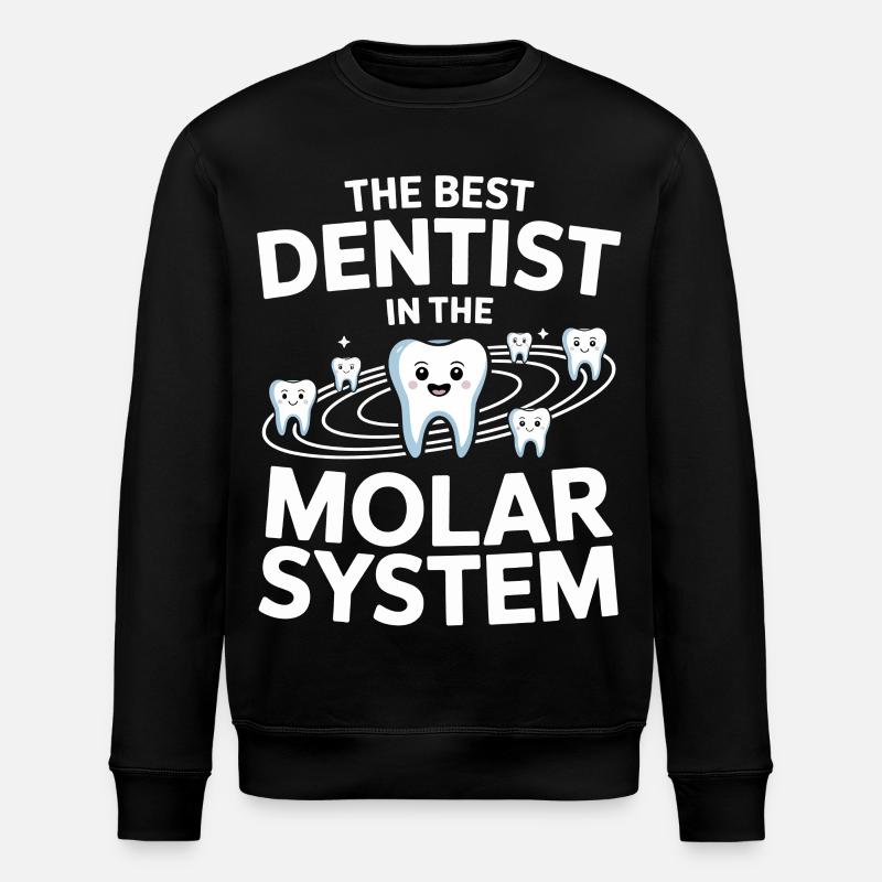 Système molaire de Zahnhelden - Sweat bio ROLLER Stanley/Stella Unisexe - noir