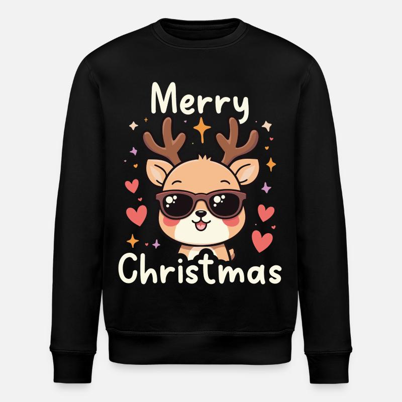 Joyeux Noël - Sweat bio ROLLER Stanley/Stella Unisexe - noir