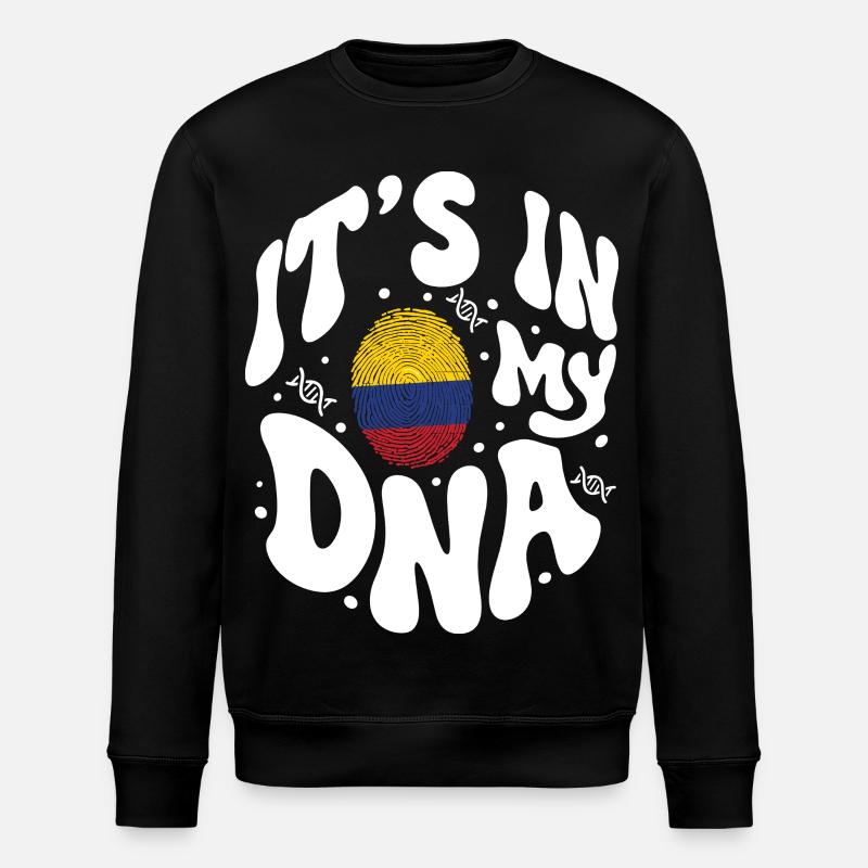 ADN colombien Colombie Drapeau hispanique - Sweat bio ROLLER Stanley/Stella Unisexe - noir