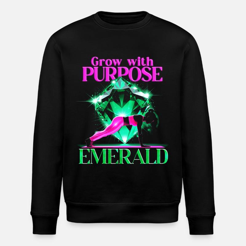 pierre de naissance - Sweat bio ROLLER Stanley/Stella Unisexe - noir