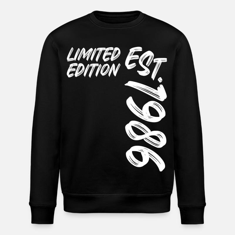 Limited Edition Est. 1986 - Stanley/Stella Unisex Bio-Sweatshirt ROLLER - Schwarz