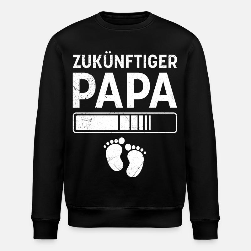 Future papa Funny - Sweat bio ROLLER Stanley/Stella Unisexe - noir