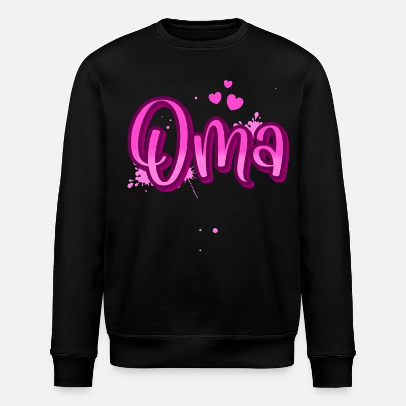 Grand-mère - Sweat bio ROLLER Stanley/Stella Unisexe - noir