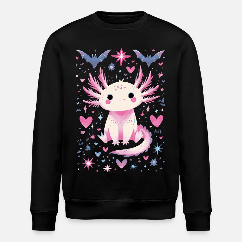Mignon axolotl pastel goth fans, - Sweat bio ROLLER Stanley/Stella Unisexe - noir