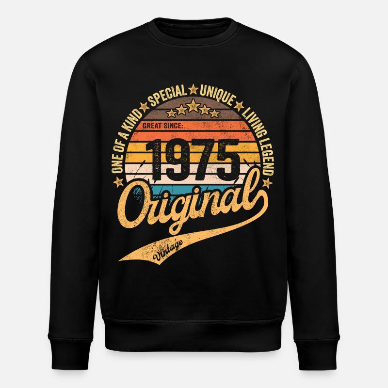 Original 1957 Retro Logo - Stanley/Stella Unisex Bio-Sweatshirt ROLLER - Schwarz