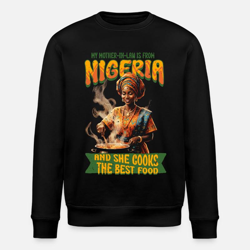 Nigerianische Schwiegermutter Nigeria - Stanley/Stella Unisex Bio-Sweatshirt ROLLER - Schwarz