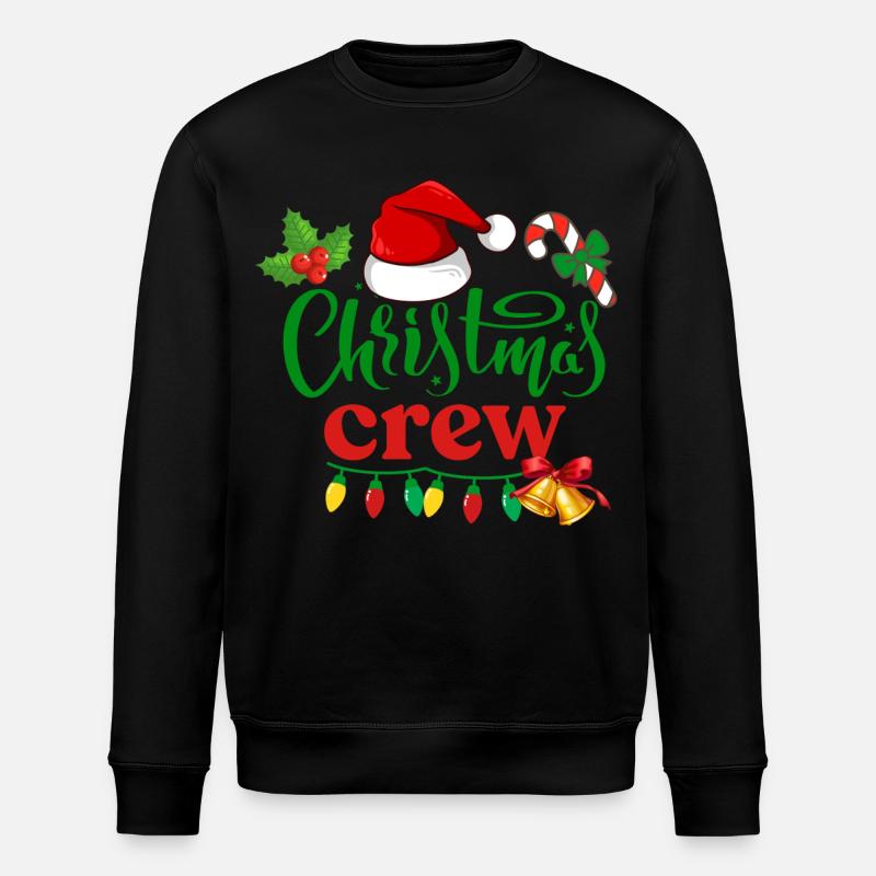 Équipage de Noël - Sweat bio ROLLER Stanley/Stella Unisexe - noir