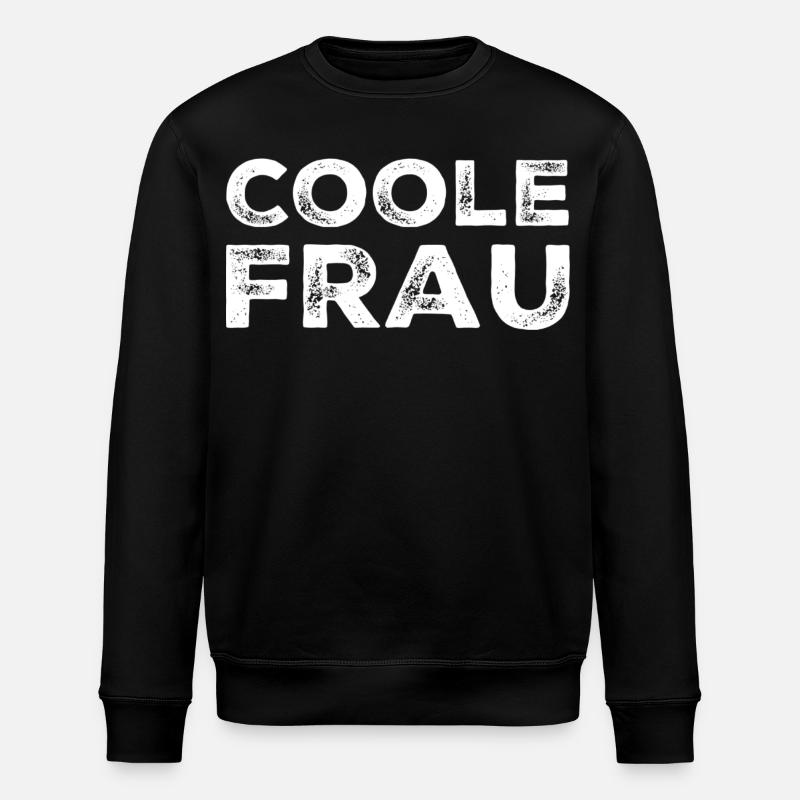 Coole Frau - Stanley/Stella Unisex Bio-Sweatshirt ROLLER - Schwarz