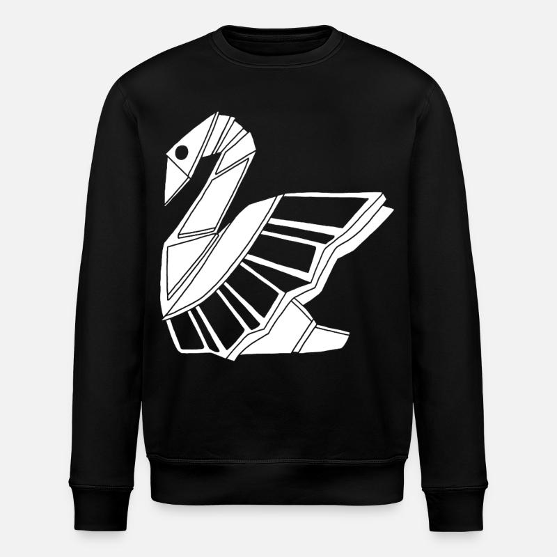 Cygne blanc - Sweat bio ROLLER Stanley/Stella Unisexe - noir