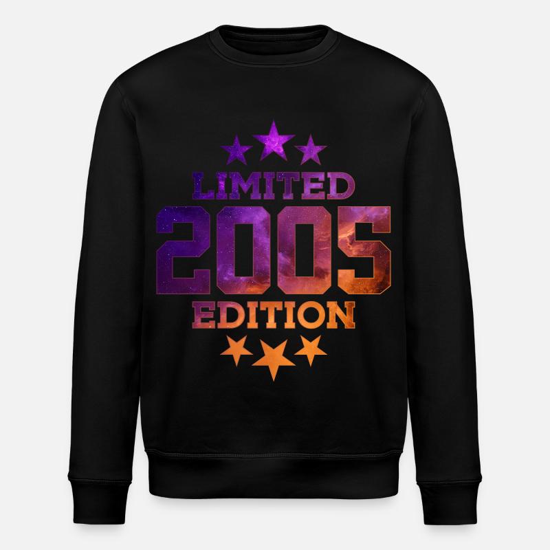 ÉDITION LIMITÉE 21E ANNIVERSAIRE 2005 - Sweat bio ROLLER Stanley/Stella Unisexe - noir