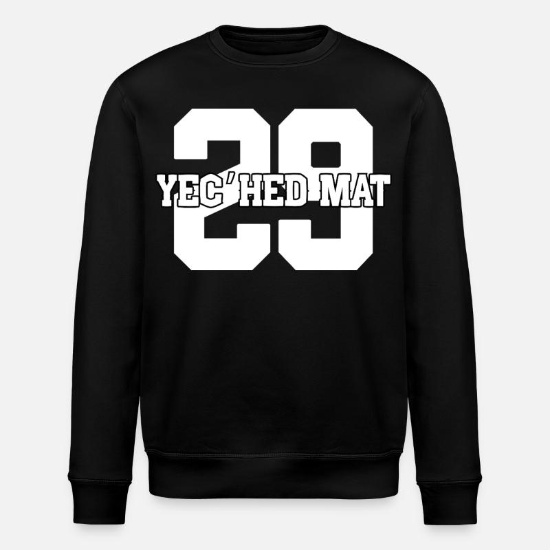 YEC'HED MAT - Sweat bio ROLLER Stanley/Stella Unisexe - noir