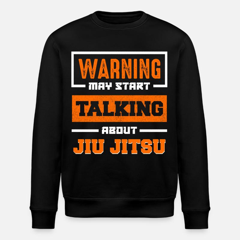Avertissement Jiu Jitsu Sujet de conversation - Sweat bio ROLLER Stanley/Stella Unisexe - noir
