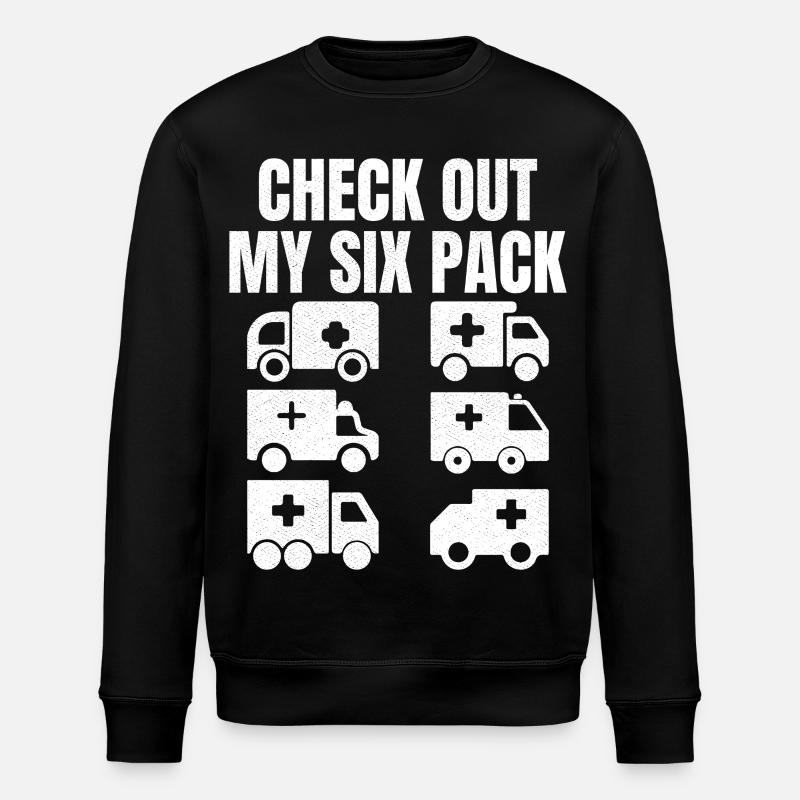 Check out my six pack - Stanley/Stella Unisex Bio-Sweatshirt ROLLER - Schwarz