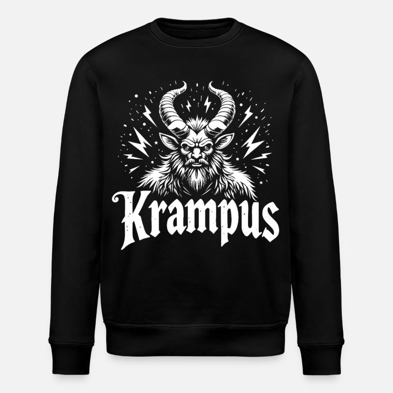 Krampus - Stanley/Stella Unisex Bio-Sweatshirt ROLLER - Schwarz