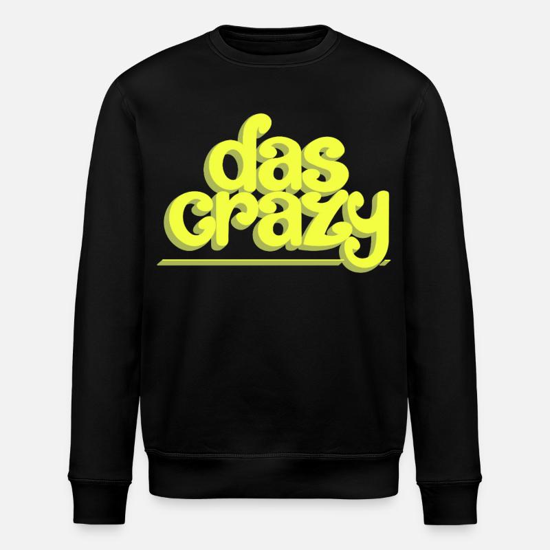 Das crazy - Stanley/Stella Unisex Bio-Sweatshirt ROLLER - Schwarz