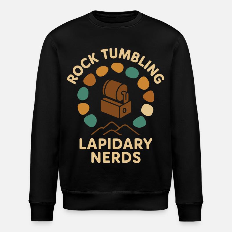 Rock Tumbling Lapidary Nerds - Stanley/Stella Unisex Bio-Sweatshirt ROLLER - Schwarz