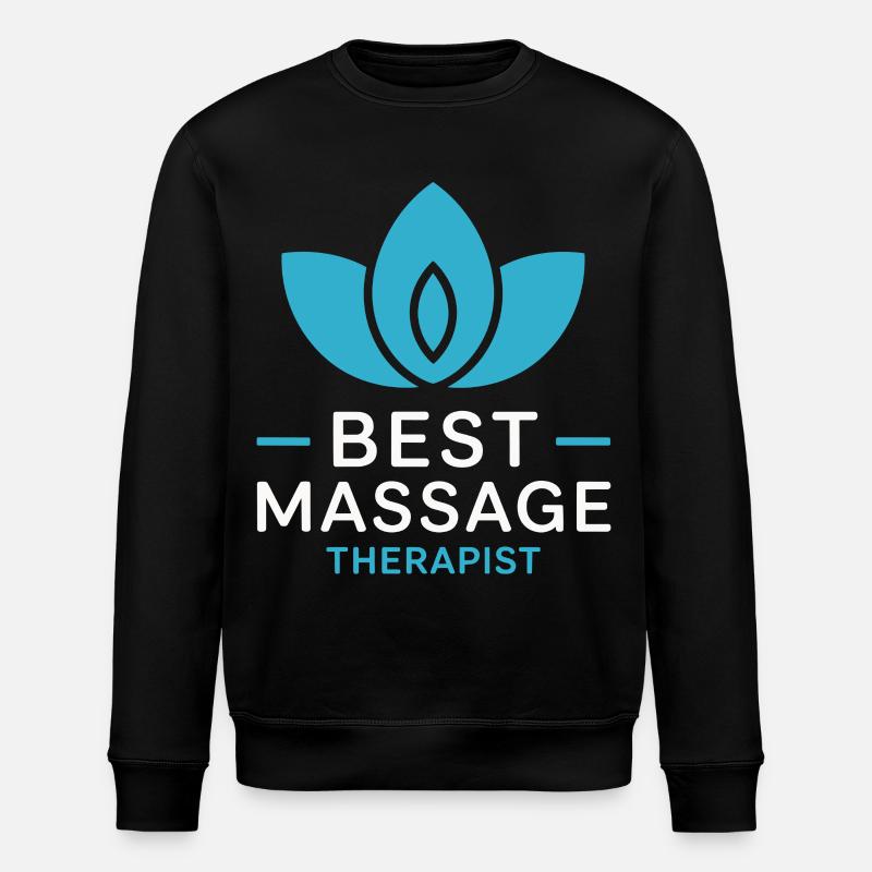 Bester Massagetherapeut Zen Lotus - Stanley/Stella Unisex Bio-Sweatshirt ROLLER - Schwarz