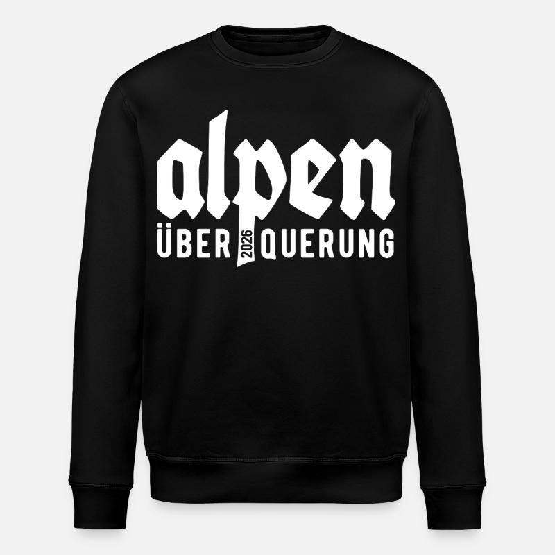 Traversée des Alpes 2026 - Randonnée - Sweat bio ROLLER Stanley/Stella Unisexe - noir