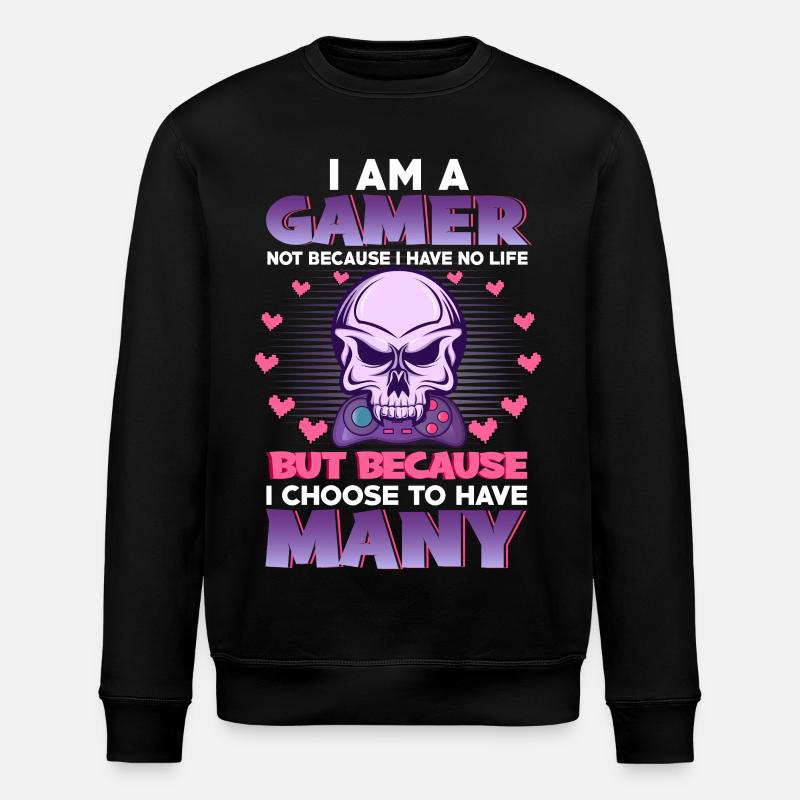 Jeu - Sweat bio ROLLER Stanley/Stella Unisexe - noir