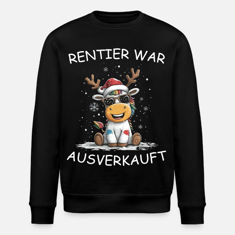 Le renne a été vendu - Sweat bio ROLLER Stanley/Stella Unisexe - noir
