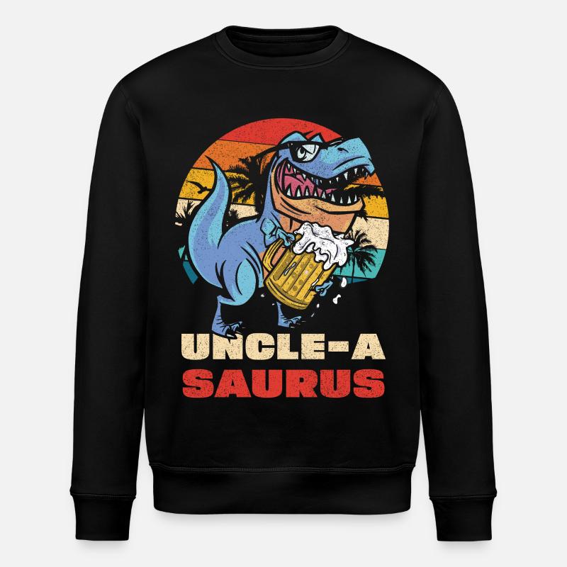 OncleASaurus Bierheld - Sweat bio ROLLER Stanley/Stella Unisexe - noir