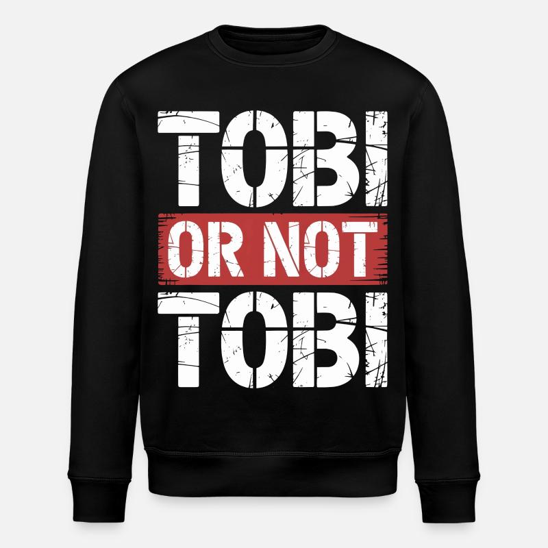 Tobi ou pas Tobi - Sweat bio ROLLER Stanley/Stella Unisexe - noir