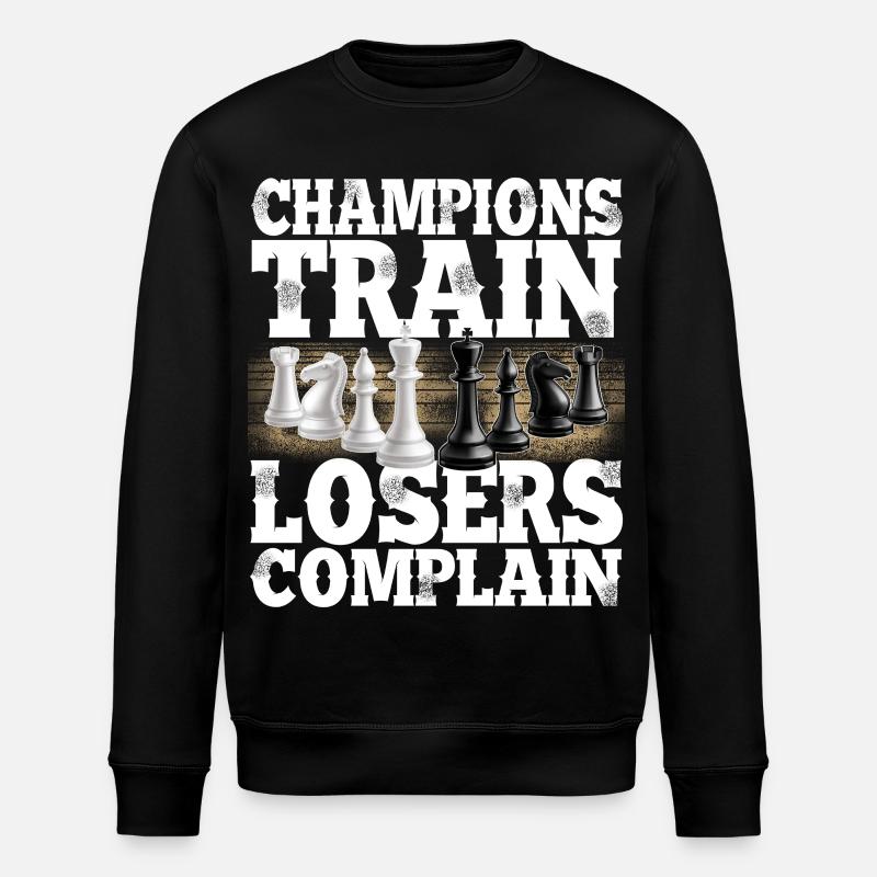 Échecs - Sweat bio ROLLER Stanley/Stella Unisexe - noir