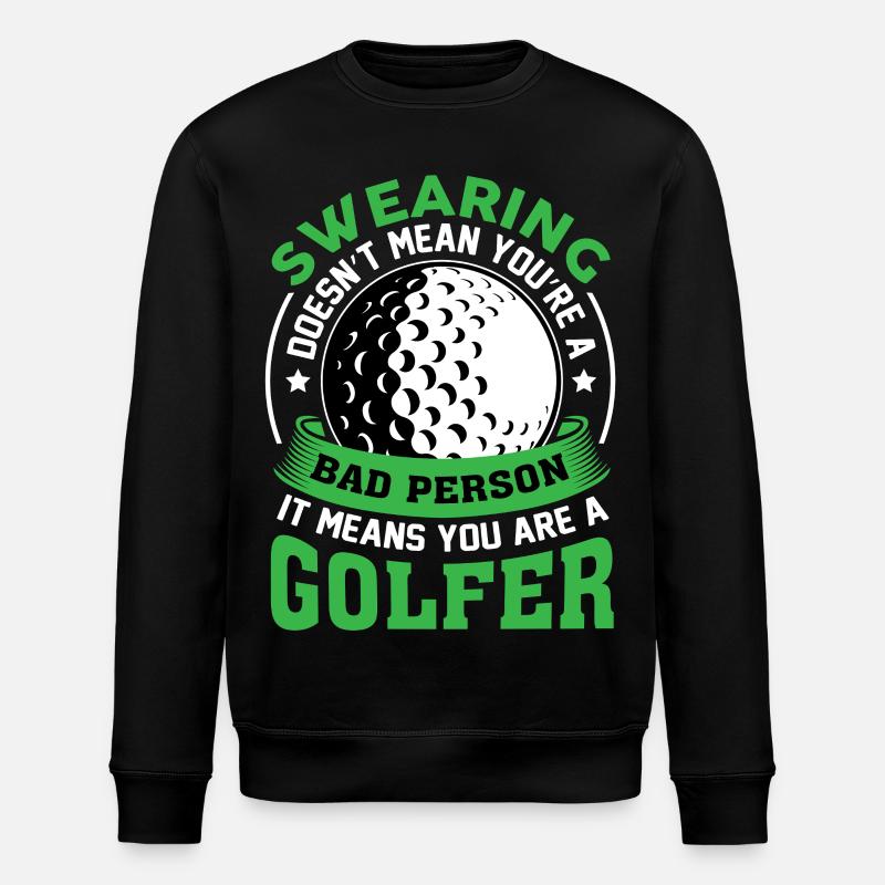 Golf - Stanley/Stella Unisex Bio-Sweatshirt ROLLER - Schwarz