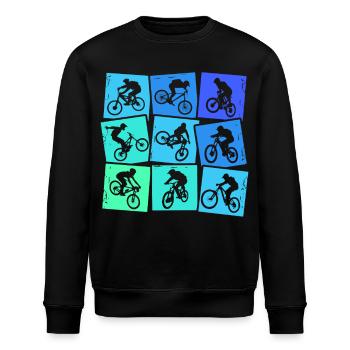 Descente VTT Biker VTT Garçons Enfants - Sweat bio ROLLER Stanley/Stella Unisexe - noir - Devant - Nik (191cm)