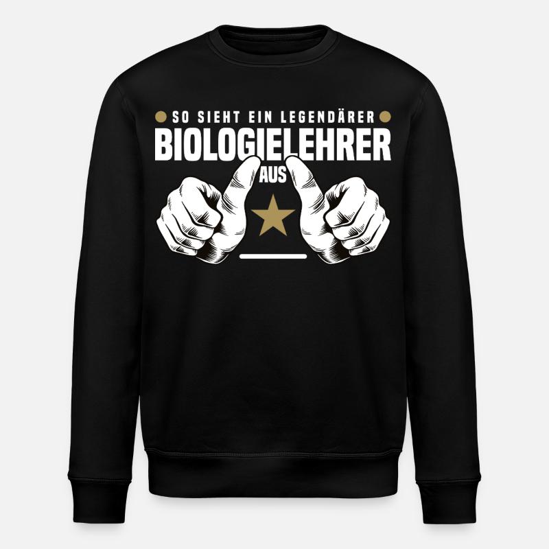 Biologielehrer - Stanley/Stella Unisex Bio-Sweatshirt ROLLER - Schwarz