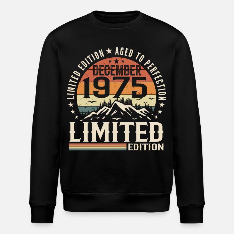 Décembre 1975 - Sweat bio ROLLER Stanley/Stella Unisexe - noir