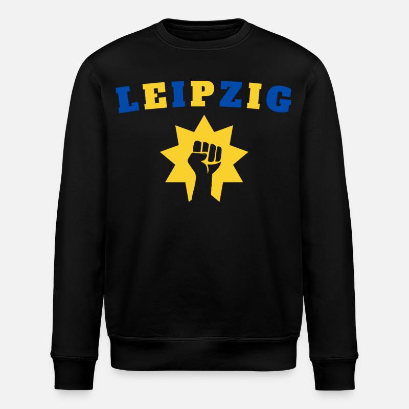 Leipzig - Stanley/Stella Unisex Bio-Sweatshirt ROLLER - Schwarz