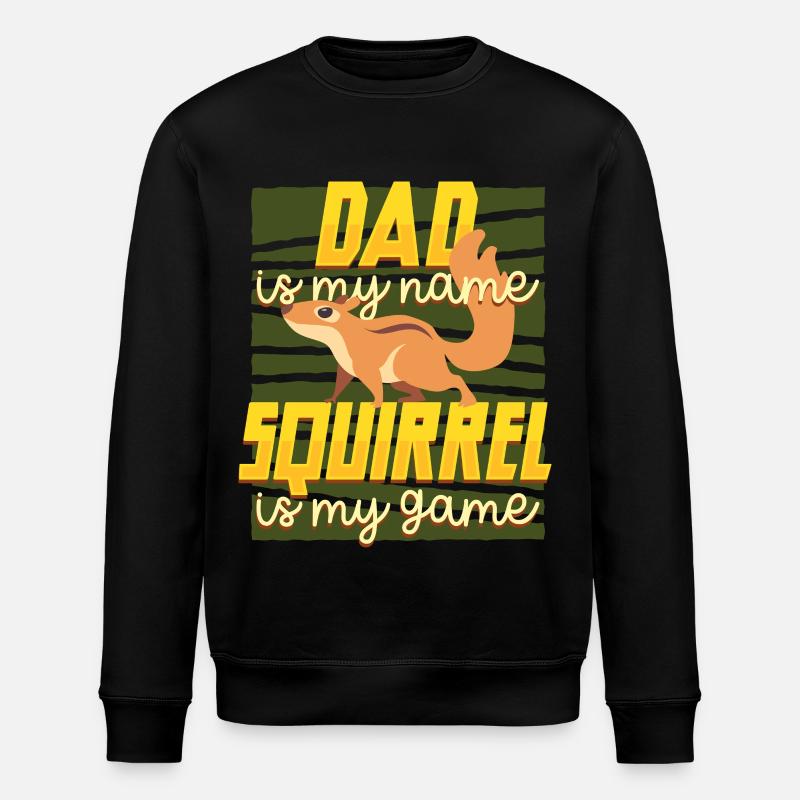 Chasseur d’écureuils Rat arboricole - Sweat bio ROLLER Stanley/Stella Unisexe - noir