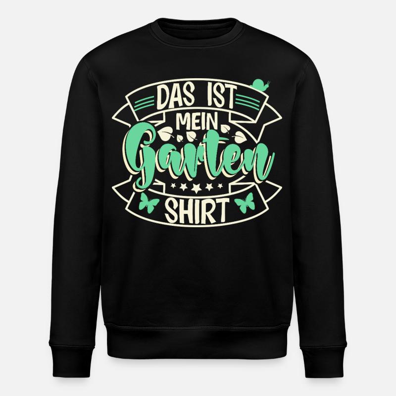 Garten Schrebergarten - Stanley/Stella Unisex Bio-Sweatshirt ROLLER - Schwarz