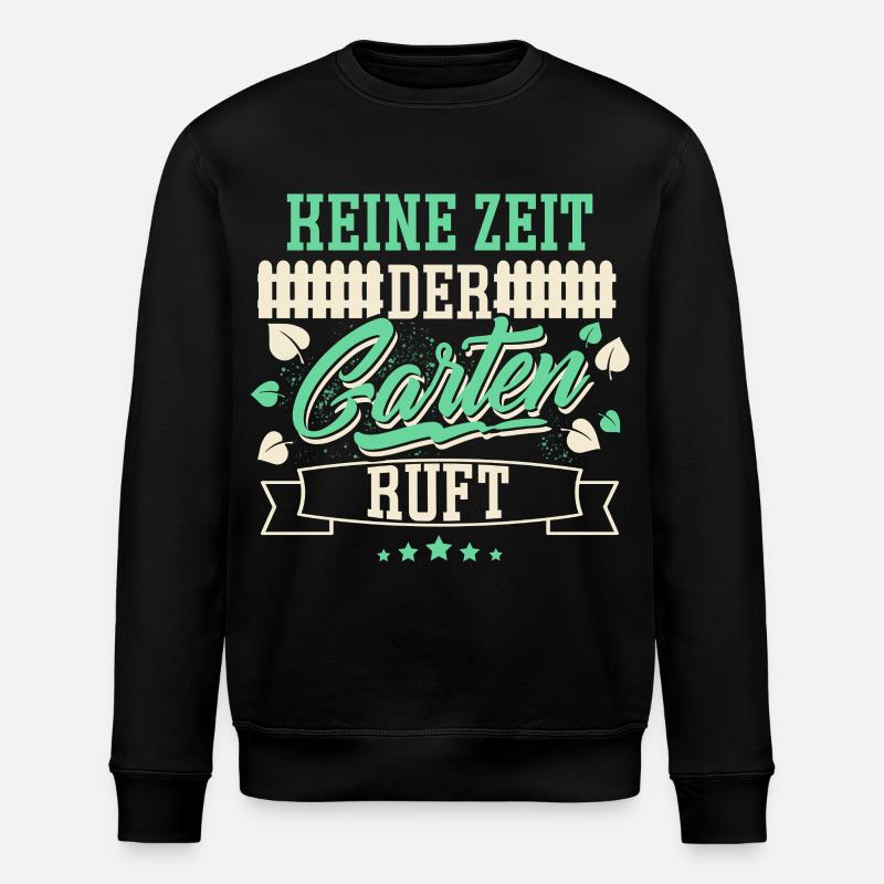 Garten Schrebergarten - Stanley/Stella Unisex Bio-Sweatshirt ROLLER - Schwarz