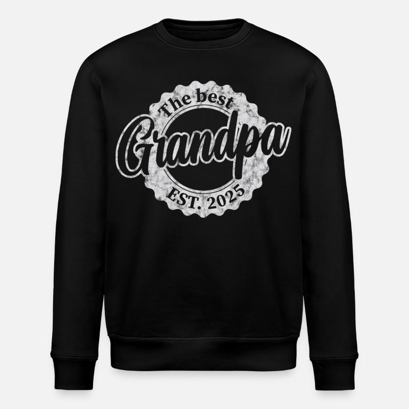 Le meilleur papy depuis 2025 - Sweat bio ROLLER Stanley/Stella Unisexe - noir