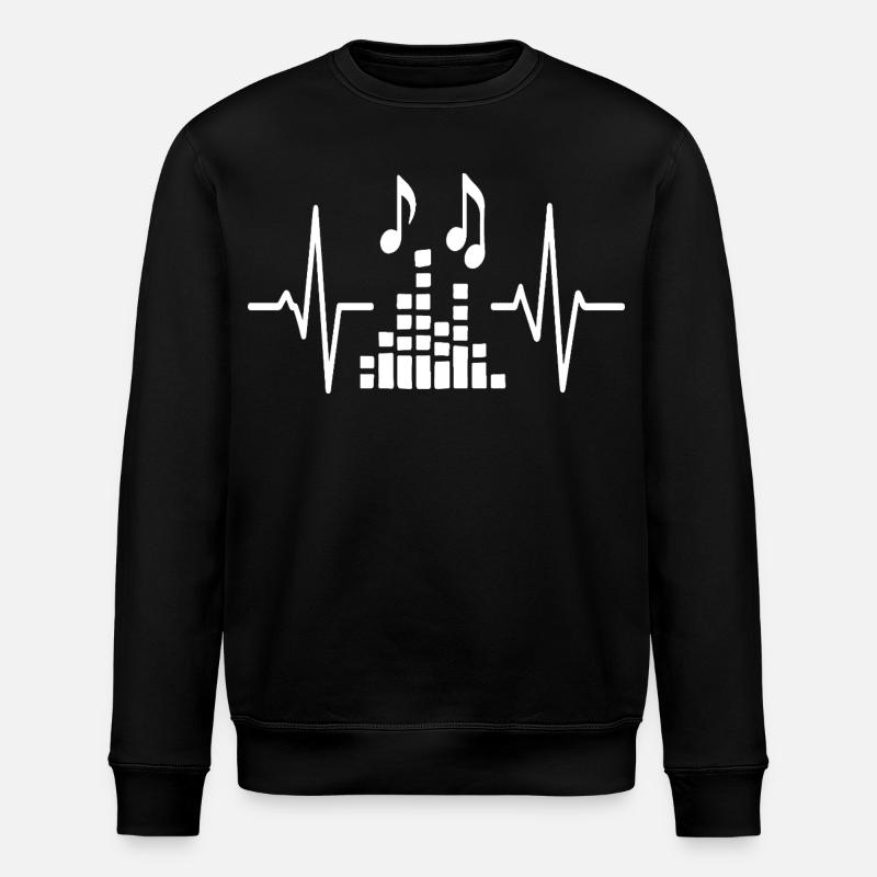 Musique Beatwave Pulse - Sweat bio ROLLER Stanley/Stella Unisexe - noir
