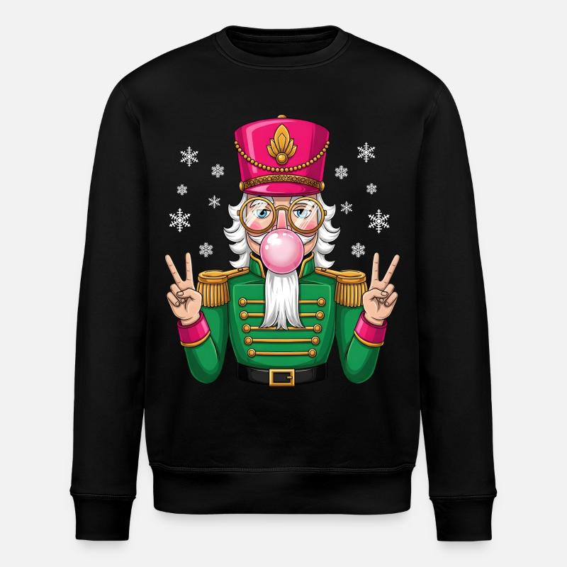 Casse-Noisette Bubble Gum - Sweat bio ROLLER Stanley/Stella Unisexe - noir
