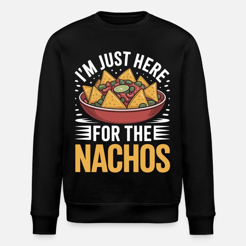 Tortilla Taco Nachos mexicains - Sweat bio ROLLER Stanley/Stella Unisexe - noir