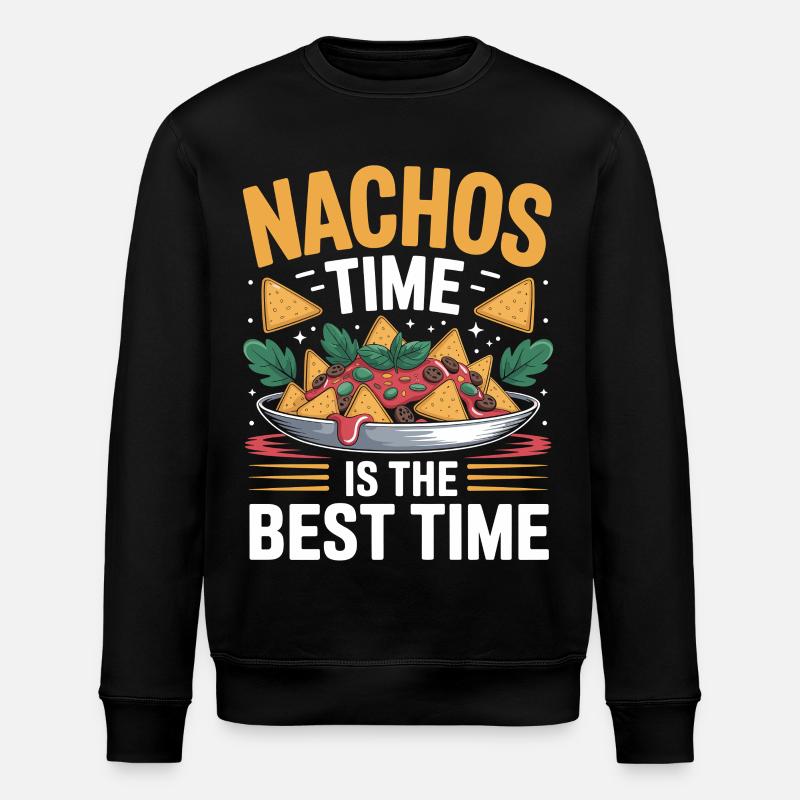 Nachos Mexicaine Tortilla Taco - Sweat bio ROLLER Stanley/Stella Unisexe - noir