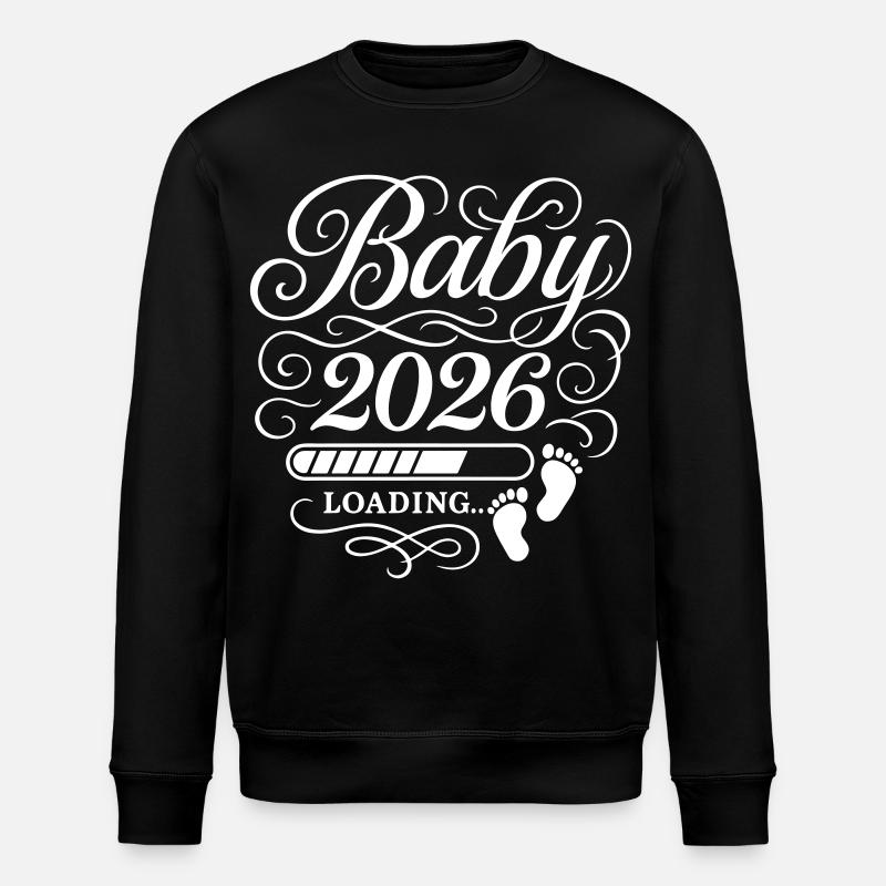 Baby 2026 Loading - Stanley/Stella Unisex Bio-Sweatshirt ROLLER - Schwarz
